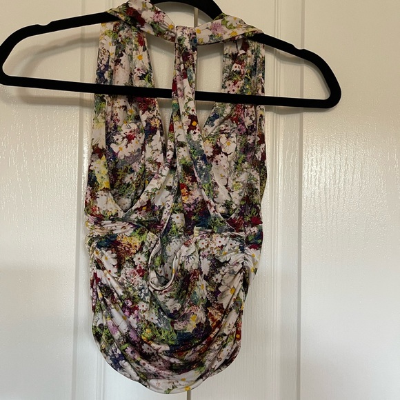 Guess Floral Halter Top Size XS - Picture 3 of 8